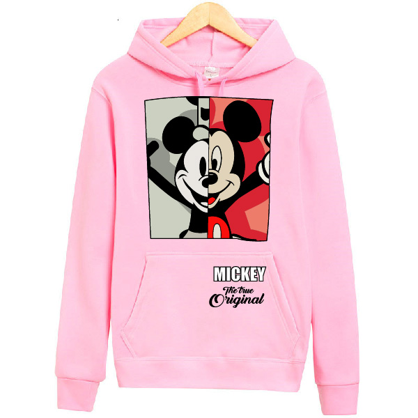 Polera mickey con capucha